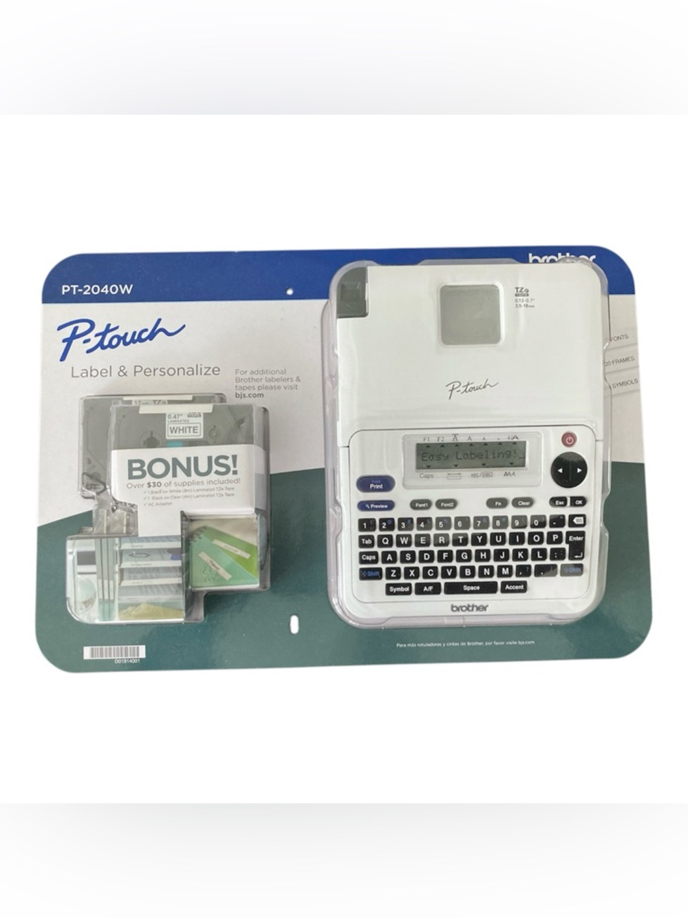 Brother PT-2040W P-Touch Home & Office Label Maker